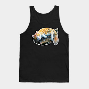 Cat Puddle Tank Top